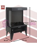 Радиаторна печка камина с пламъчен ефект 2000W Embego Kaminer